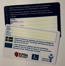 Hälskort för personer med Parkinson