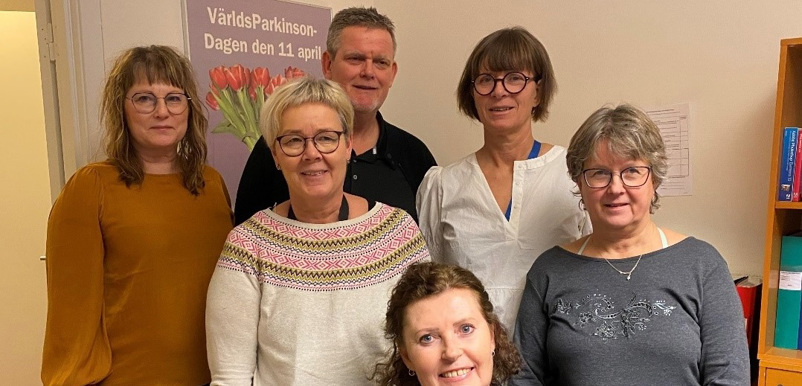 En gruppbild på styrgruppen för nätverket Yngre Parkinson hösten 2021